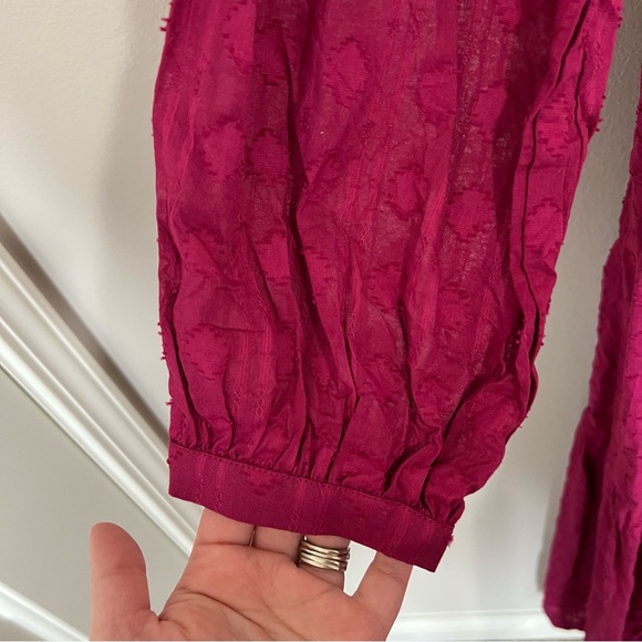 Women’s Anthropologie Long Sleeve Boho Button Front Dress - Size Small - Picture 6 of 8